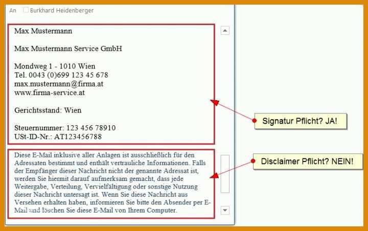 Erstaunlich Email Disclaimer Vorlage 794x498