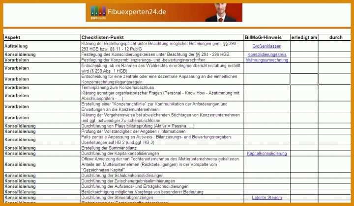 Rühren Excel Checkliste Vorlage 1091x637