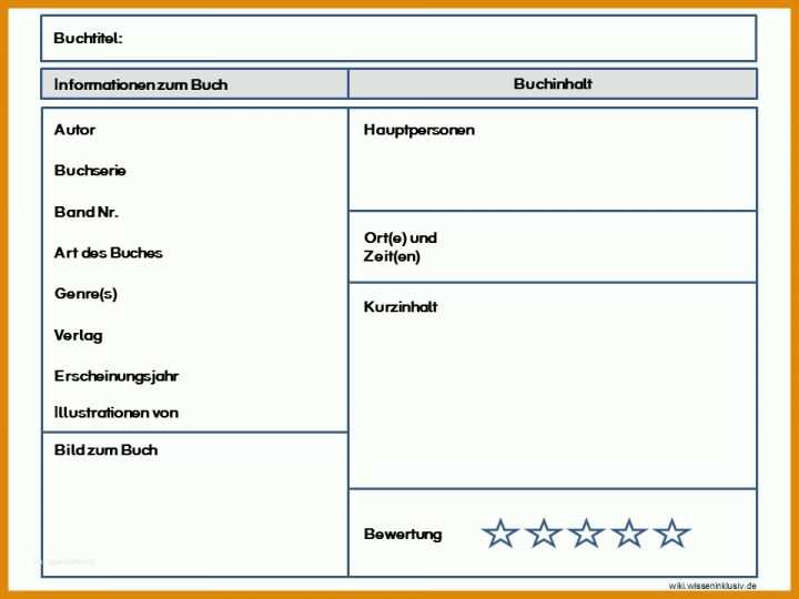 Allerbeste Buchvorstellung Vorlage 960x720