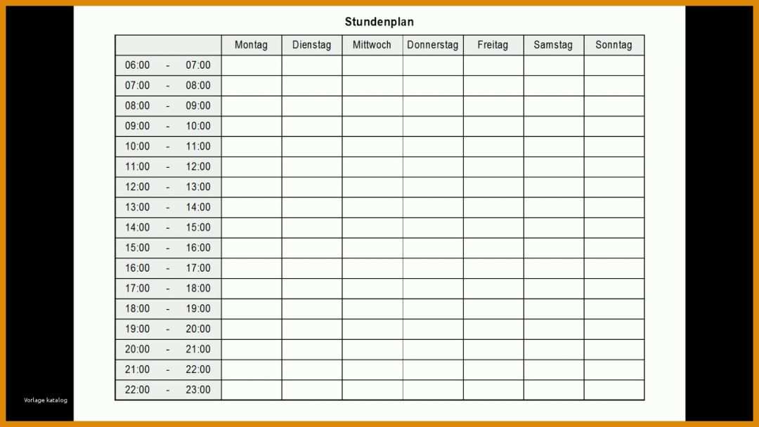 Original Trainingsplan Leere Vorlage 1280x720