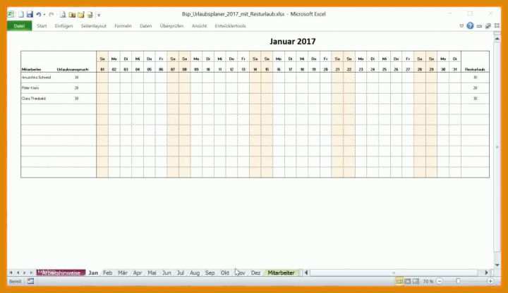 Spezialisiert Urlaubsplan Excel Vorlage 1052x608