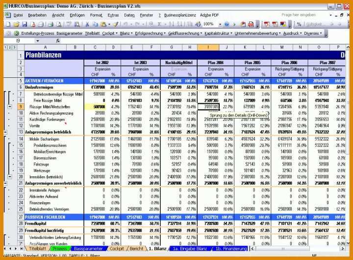 Bestbewertet Geldflussrechnung Vorlage Excel 1006x742