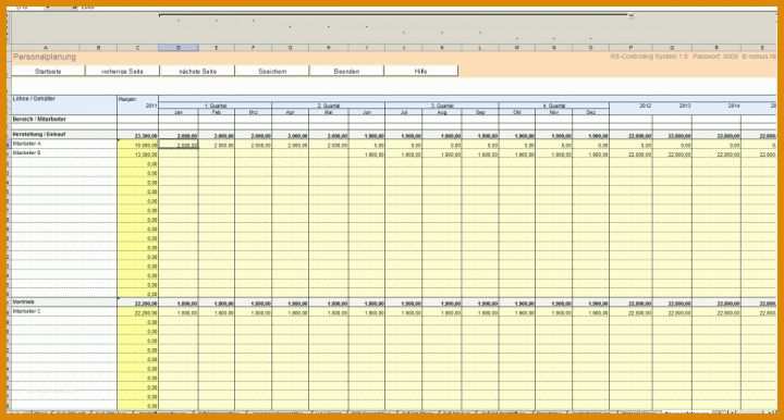 Unvergleichlich Personalplanung Excel Vorlage Kostenlos 1200x644