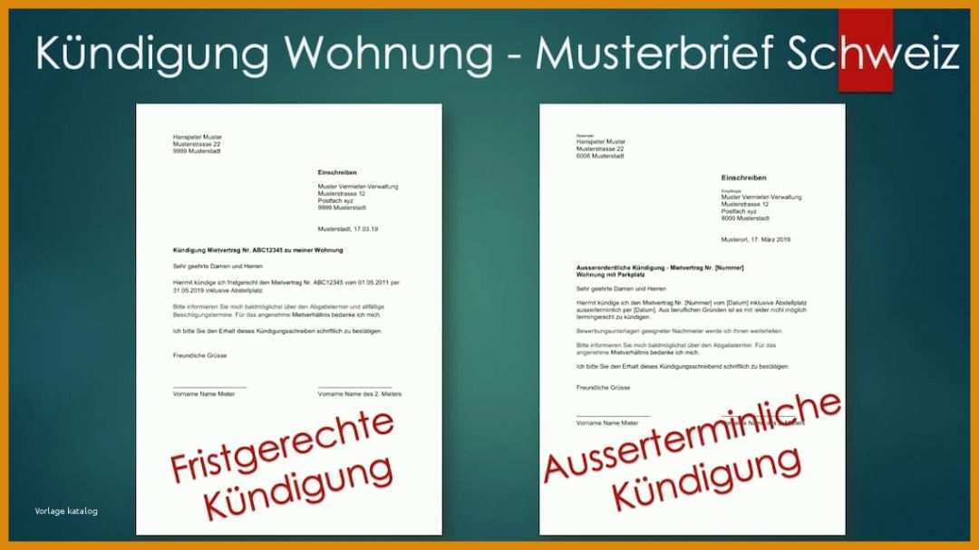 Ausgezeichnet Vorlage Kündigung Wohnung 1138x640