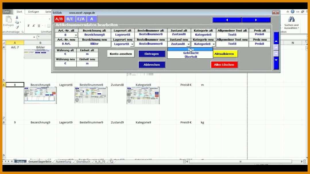 Ausgezeichnet Lagerverwaltung Excel Vorlage Gratis 1280x720